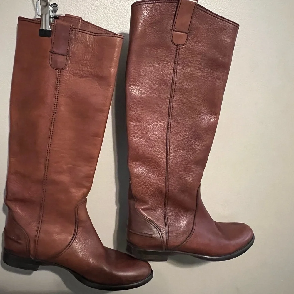 Madewell Brown Leather Over the Knee Boots